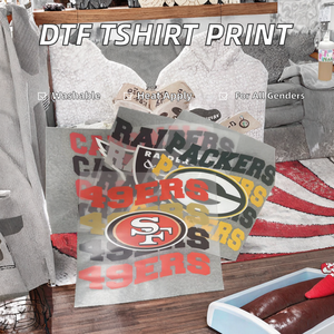 Wholesale DTF Printing Heat Transfer Vinyl Label Iron-On Transfers Decals for <strong>Tshirts</strong> Plastisol PET Washable Design Bangladesh - Product Image 2