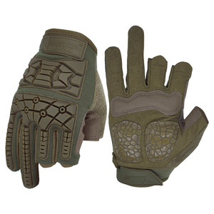 Guantes Tácticos Seibertron Unisex 2.0 T.T.F.I.G, 3 Dedos Descubiertos, Correa de Muñeca Ajustable, Antideslizantes, para Combate, Senderismo, Motociclismo, de Goma - Product Image 6