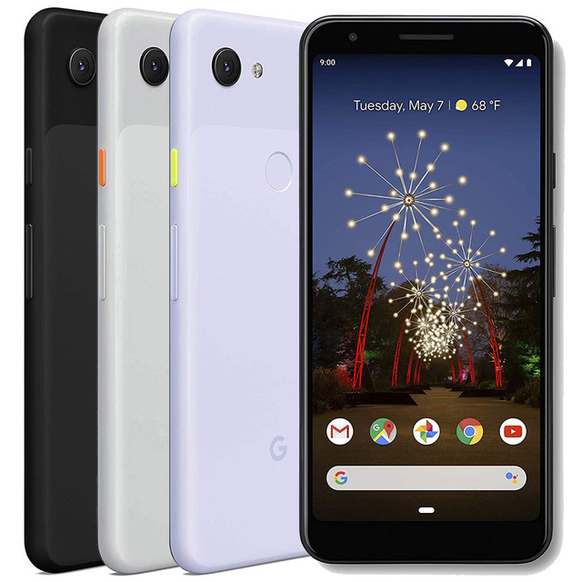 For Original Google Pixel 3A 5.6 Inch Octa Core 4GB RAM 64GB ROM 12.2MP 4G LTE Unlocked Smart Phone 5pcs