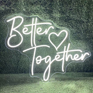 Thả vận chuyển tốt hơn với nhau bạn sẽ kết hôn với tôi Mr & Mrs dấu hiệu Neon tùy chỉnh Acrylic tên Thư dấu hiệu Neon cho tiệc cưới - Product Image 1