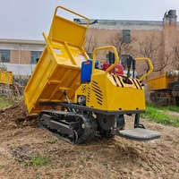 Mini 0,8 Tonnen Raupendumper Landwirtschaftlicher Kettenkipper für Enge Räume