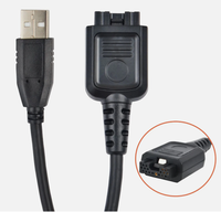 Cable de Carga USB para Walkie Talkie Moto MTP3100 MTP3150 MTP3250, Cable de Alimentación Portátil, Cable de Programación de Datos USB