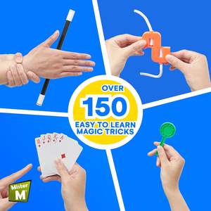 Kit magico per bambini oggetti di scena di qualità 150 <span class=keywords><strong>trucchi</strong></span> con carte facili da imparare <span class=keywords><strong>Set</strong></span> di maghi principianti per aspiranti maghi - Product Image 6