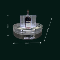 Refroidisseur de vin à LED personnalisé en usine Service de table en métal Tequila Glorifier Porte-bouteilles pour Club Bar Pub Fête pour les occasions VIP