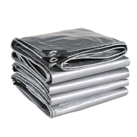 Bâche extérieure en tissu 100 % polyester tissé enduit de PE, 200 g/m², imperméable, résistante à l'eau et anti-moisissure, sur mesure, poids lourd