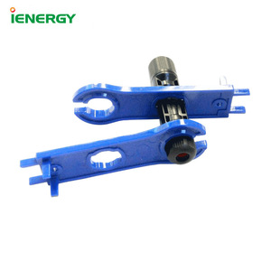 Clé à molette réglable double extrémité IENERGY en aluminium, métrique, à cliquet, pour l'installation de connecteurs solaires - Product Image 1