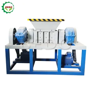 The Manufacturer's Preferential Low-noise Tire Biaxial Crusher Shredder Is Used For Tire Tearing