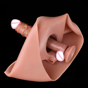 Sous-vêtements avec gode à porter pour hommes, masseur portable, <span class=keywords><strong>pénétration</strong></span> du pénis pour les couples, godes lesbiens, harnais <span class=keywords><strong>gay</strong></span>, pantalon réaliste pour femmes - Product Image 2