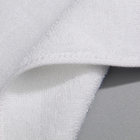 Vente directe d'usine, broderie personnalisable, serviette de toilette en coton blanc de luxe pour hôtel 5 étoiles, petite serviette carrée pour le visage