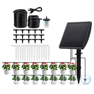 Hot Sale Solar Smart Water <b>Timer</b> Dual Outlet IPX5 Waterproof Irrigation Garden Sprinkler for Lawn Greenhouse Potted Plants - Product Image 5