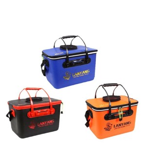 Seau de pêche pliable Lanyang EVA 30L, étanche, pour le stockage de poissons vivants, boîte à pêche d'extérieur - Product Image 1