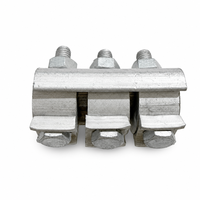 RUIPENG C22-95 IET Serre-câble en alliage d'aluminium à trois boulons à rainures parallèles IP20 16-120mm pour connexion de câbles et raccordement électrique
