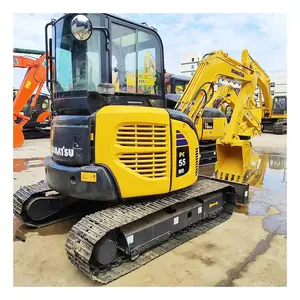 Original Komatsu Used PC55MR-2 Excavator Secondhand Digger PC55MR-2 PC56 PC78US Mini Excavator