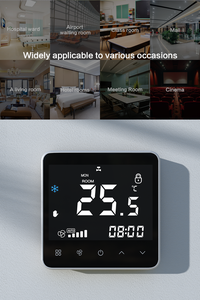 เทอร์โมสตัทควบคุมความเร็วพัดลมปรับอากาศอัจฉริยะ Wifi Tuya สำหรับทำความเย็นและความร้อน พร้อมท่อ 4 เส้น และ 2 เส้น รุ่น KF-700A-WK T - Product Image 3