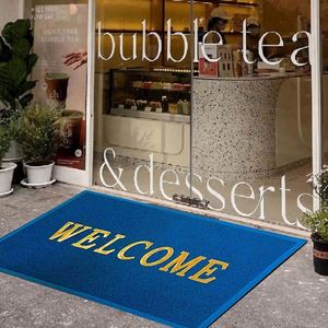 Tapis d'entrée personnalisé en PVC avec logo, motif spaghetti, antidérapant, lourd, lavable, adapté aux animaux domestiques - Product Image 1