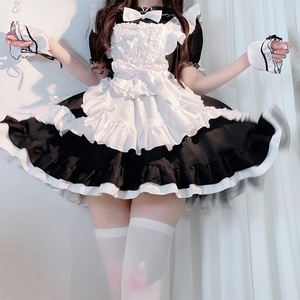 ชุดคอสเพลย์เจ้าหญิงสไตล์โกธิคสำหรับผู้หญิงชุดคอสเพลย์ขาวดำชุดเจ้าหญิงวิกตอเรียชุดอนิเมะน่ารัก - Product Image 3