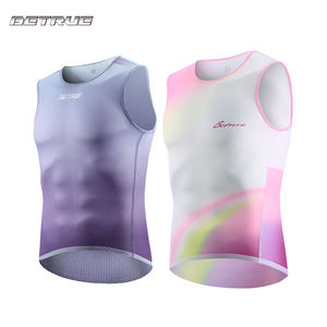 Débardeurs de cyclisme sans manches personnalisables pour hommes à séchage rapide - Product Image 1