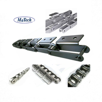 Cadena de Rodillos Transportadores Galvanizada Personalizada de Fábrica China 667 C55 C2082h Fabricación de Varias Cadenas Transportadoras Industriales