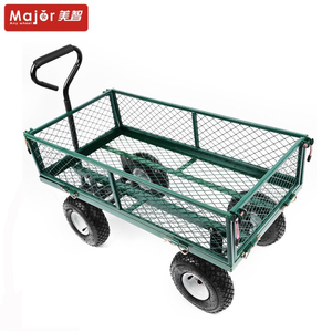 <span class=keywords><strong>Chariot</strong></span> <span class=keywords><strong>de</strong></span> <span class=keywords><strong>jardin</strong></span> pliable en acier à quatre roues avec une capacité <span class=keywords><strong>de</strong></span> charge <span class=keywords><strong>de</strong></span> 300, 400, 500, 700 kg - Product Image 6