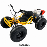 Kart tout-terrain pour adultes avec moteur puissant de 212 cm3, transmission intégrale et système de suspension pour les courses en plein air