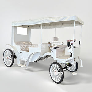 Véhicule de transport spécial pour touristes, calèche électrique en forme de citrouille/charrette à chevaux/charrette à chevaux pour mariage - Product Image 1