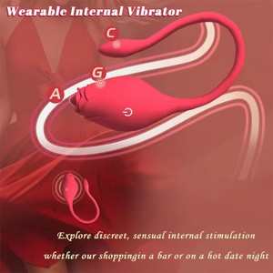 STELLAR PATH CoupleWomen Remote <b>Control</b> Clitoral Panty Nipple G-Spot <b>Vibrator</b> -Shaped Silicone Vibrating Rose Tongue - Product Image 2