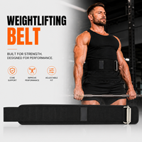 Ceinture de musculation personnalisée en nylon respirant, soutien dorsal enveloppant, large et réglable, pour squat, soulevé de terre, powerlifting, hommes et femmes