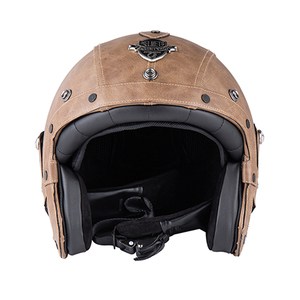 Byb/rng Nâu by-555 xe máy Mũ bảo hiểm với kính mở mặt xe máy Phụ kiện dành cho người lớn Mũ bảo hiểm - Product Image 5