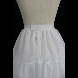 Falda Abullonada para Niñas P1061D, Falda Abullonada de Una Sola Capa con Doble Malla, Falda de Fiesta para Bodas - Product Image 6