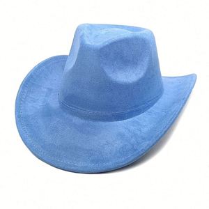 Nouvelle Arrivée 2025 – Chapeau de Cowboy en Daim Tendance 24 Couleurs pour Hommes et Femmes – Style Décontracté, Voyage, Rétro, Simple, Fête, Jazz - Product Image 6