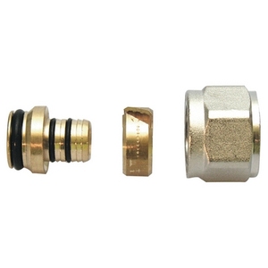 Set di inserti a dado Ogive per collettori diametro 16 x 2, ricambi per sistemi HVAC - Product Image 1