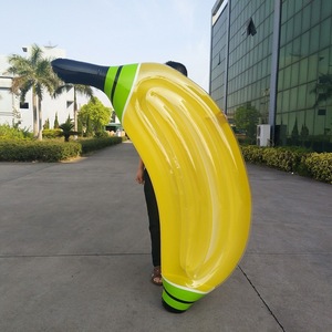ห่วงยางรูปกล้วย OEM ขนาด 180x70 ซม. ทำจาก PVC สำหรับผู้ใหญ่ ใช้สำหรับว่ายน้ำและพักผ่อน - Product Image 3