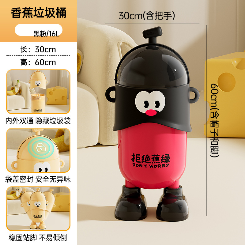 Deshazte de la basura de la ansiedad - negro y rosa.