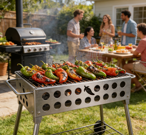 Accesorios de Cocina para <span class=keywords><strong>Barbacoa</strong></span>: Rejilla para Asar Chiles, para Jardín y Cocina - Product Image 3