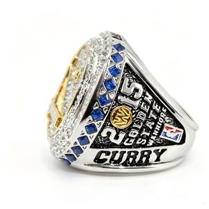Anillo <span class=keywords><strong>de</strong></span> Campeonato <span class=keywords><strong>de</strong></span> los Golden State Warriors 2015 al por Mayor, Anillo <span class=keywords><strong>de</strong></span> Aleación del Campeonato Nacional <span class=keywords><strong>de</strong></span> Baloncesto <span class=keywords><strong>de</strong></span> EE. UU. - Product Image 2