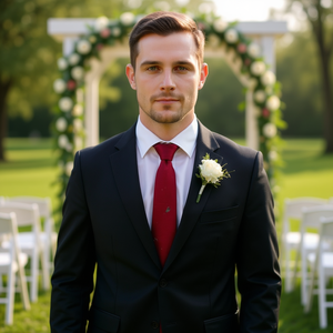 Cravates pour hommes adultes, 80 pièces, couleurs assorties, 100% polyester, cravates de cérémonie, style générique avec design minimaliste, en stock - Product Image 2