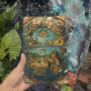 สมุดบันทึกที่สวยงามมีฝาปิดที่สวยงามเหมาะเป็นของขวัญสำหรับการประดิษฐ์ตัวอักษรด้วย<span class=keywords><strong>ลายมือ</strong></span>ที่มีเกาะบนเมฆทะเล - Product Image 2