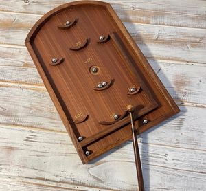Classique Vintage Table Trifle Jeu Rétro Multi-Jeu Divertissement Avec Shuffleboard Pinball <span class=keywords><strong>Bagatelle</strong></span> Flick Stick pour - Product Image 1