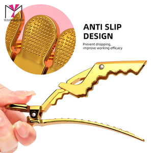 Pinza de cocodrilo dorada para peluquería, para secciones de cabello, al por mayor 2026 - Product Image 3