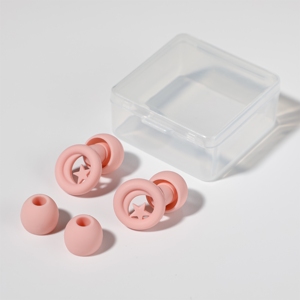 Hot Sales Reusable Foldable Intrinsically Safe Silicone Noise Reduction Noise Cancelling Sleeping Ear <b>Plugs</b> for Sleep - Product Image 1