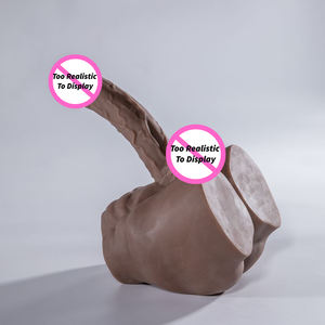 Vente en gros 2.7kg Réaliste Adulte Demi-Corps Artificiel 19cm Mâle Gode Bites Gros <span class=keywords><strong>Cul</strong></span> Mannequin Sex Toys Poupée pour Femmes - Product Image 2