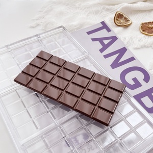 Tangba <span class=keywords><strong>Plaque</strong></span> de moule à chocolat rectangulaire personnalisable <span class=keywords><strong>Polycarbonate</strong></span> Outil de gâteau facile à utiliser avec conception de bloc de grille pour la fabrication de chocolat - Product Image 1