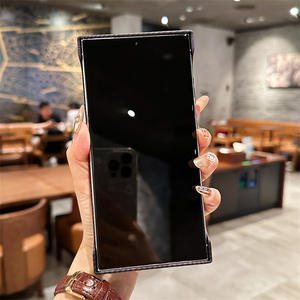 Custodia per telefono magnetica di lusso in fibra di carbonio per Samsung Galaxy S25 S24 Ultra + Plus porta lenti senza cornice custodia antiurto - Product Image 6