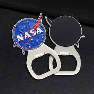 Ouvre-bouteille portable en métal personnalisé, autocollant pour réfrigérateur, vente en gros personnalisée - Product Image 2