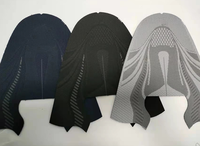 Dernière collection de tiges de chaussures en polyester/nylon tricoté pour chaussures de sport et de course pour femmes