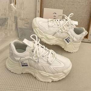 Zapatillas Deportivas de Plataforma Transpirables Casuales de Moda, Zapatos para Caminar con Suela Gruesa que Aumentan la Altura para Mujer - Product Image 5