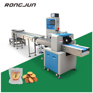 Machine d'emballage automatique de papier flowpack pour bonbons sucrés, machine d'emballage de type coussin, <span class=keywords><strong>Klein</strong></span> Maquina Embaladora <span class=keywords><strong>Dr</strong></span> Doces Flow Pack - Product Image 1