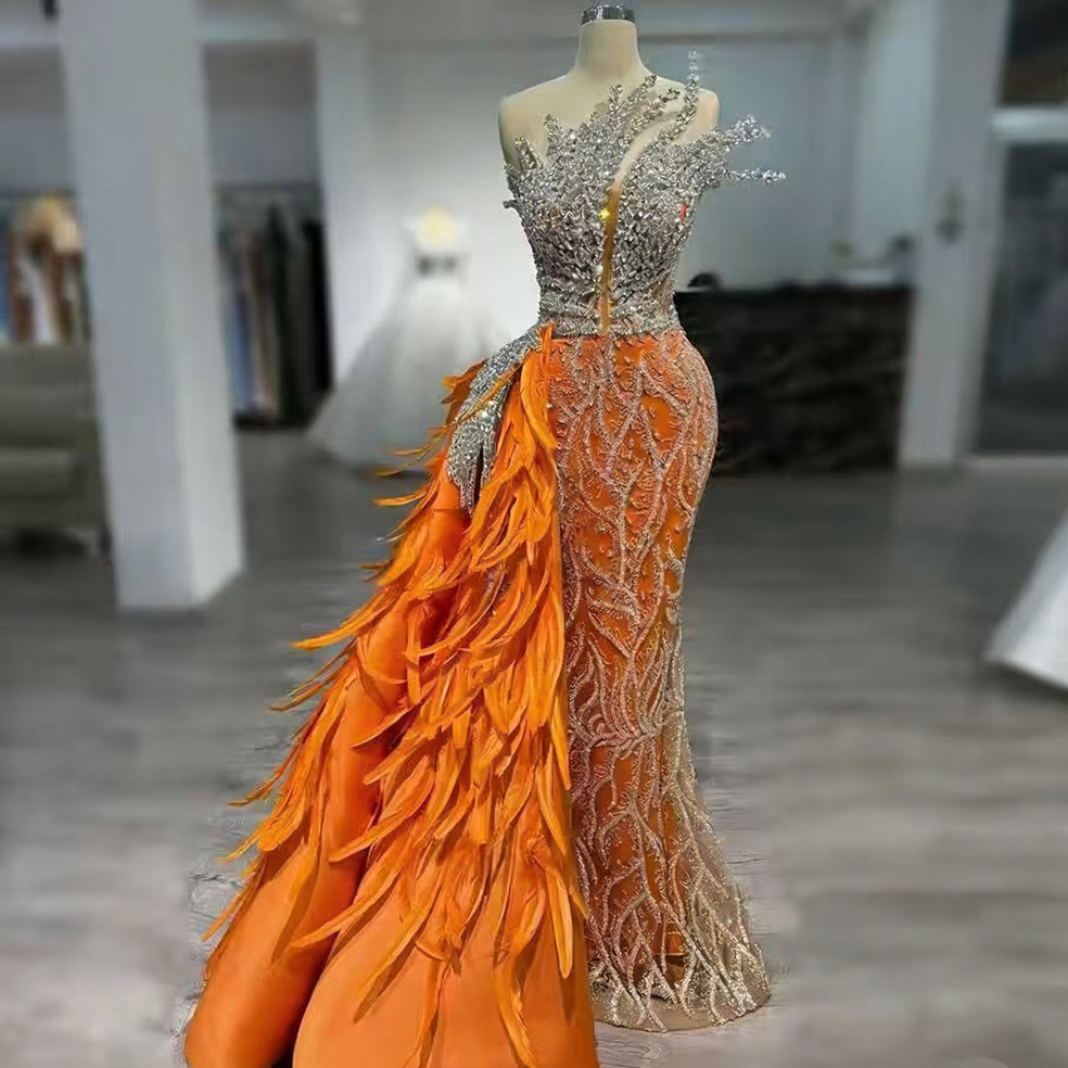 strapless open back dress Mermaid High Slit Spaghetti Strap Satin Dress