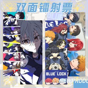 9 Designs 20X6.7cm Marque-page stylo <span class=keywords><strong>anime</strong></span> <span class=keywords><strong>Blue</strong></span> <span class=keywords><strong>Lock</strong></span> 3D lenticulaire Isagi Yoichi Cosplay Laser Ticket pour livres - Product Image 6