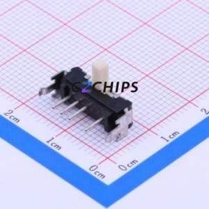 SSSS91A601 Slide Switch Through hole Component (THT) Switch Single Pole Three Throw Rectangle Pin Header PC Pin 9.7mm - Product Image 2